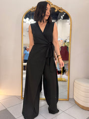BLACK  JUMPSUIT LAZO