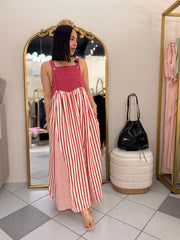 KAMILA"  RED  DRESS