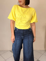 YELLOW FLOR TOP