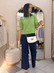 BLUSA VERDE DE CUADROS