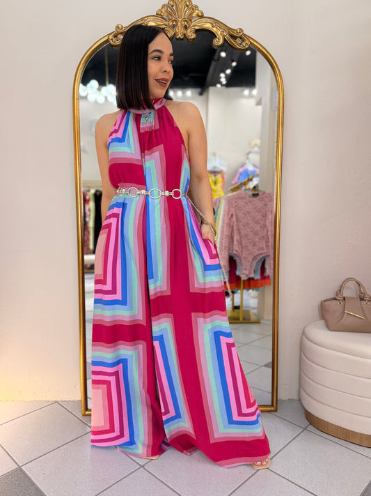 LIANA PINK JUMPSUIT D