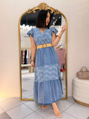 SACHA DENIM DRESS