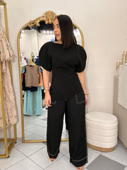 THAIRY” ELEGANTE BLUSA NEGRA