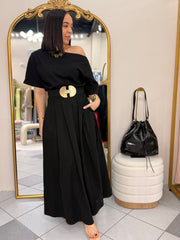 CELINE" BLACK DRESS KL