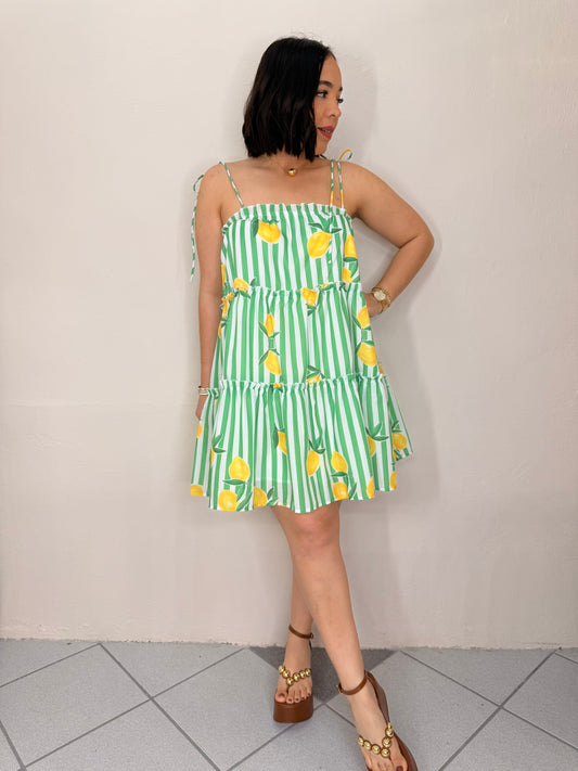 LIMÓN GREEN DRESS