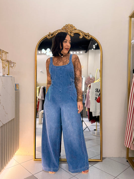 THATIANA DENIM JUMPSUIT