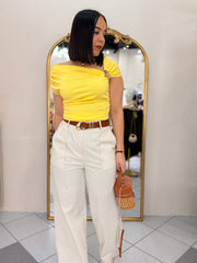 NAILA"  CREMA  PANTALÓN