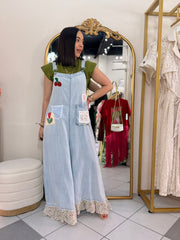 LIGHT DENIM CHERRY OVERAL