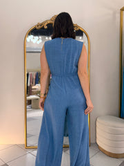 BLUE  JUMPSUIT LAZO