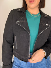 BLACK DENIM JACKET