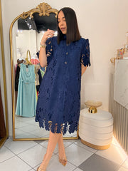 VESTIDO ELEGANTE AZUL