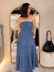 MICHEL DENIM DRESS