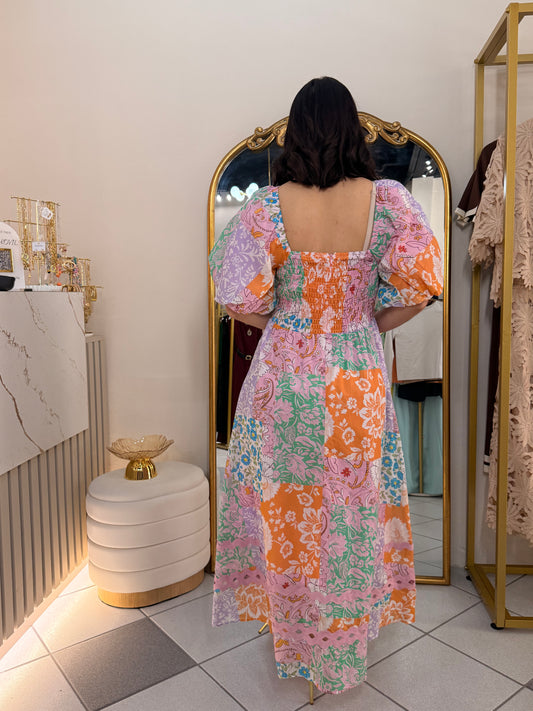 MICHELLE" FLORAL DRESS