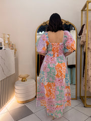 MICHELLE" FLORAL DRESS