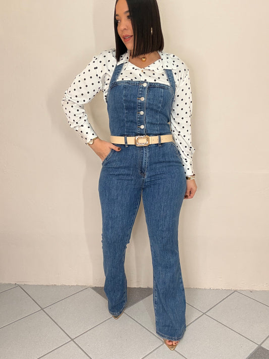 DENIM JUMPSUIT