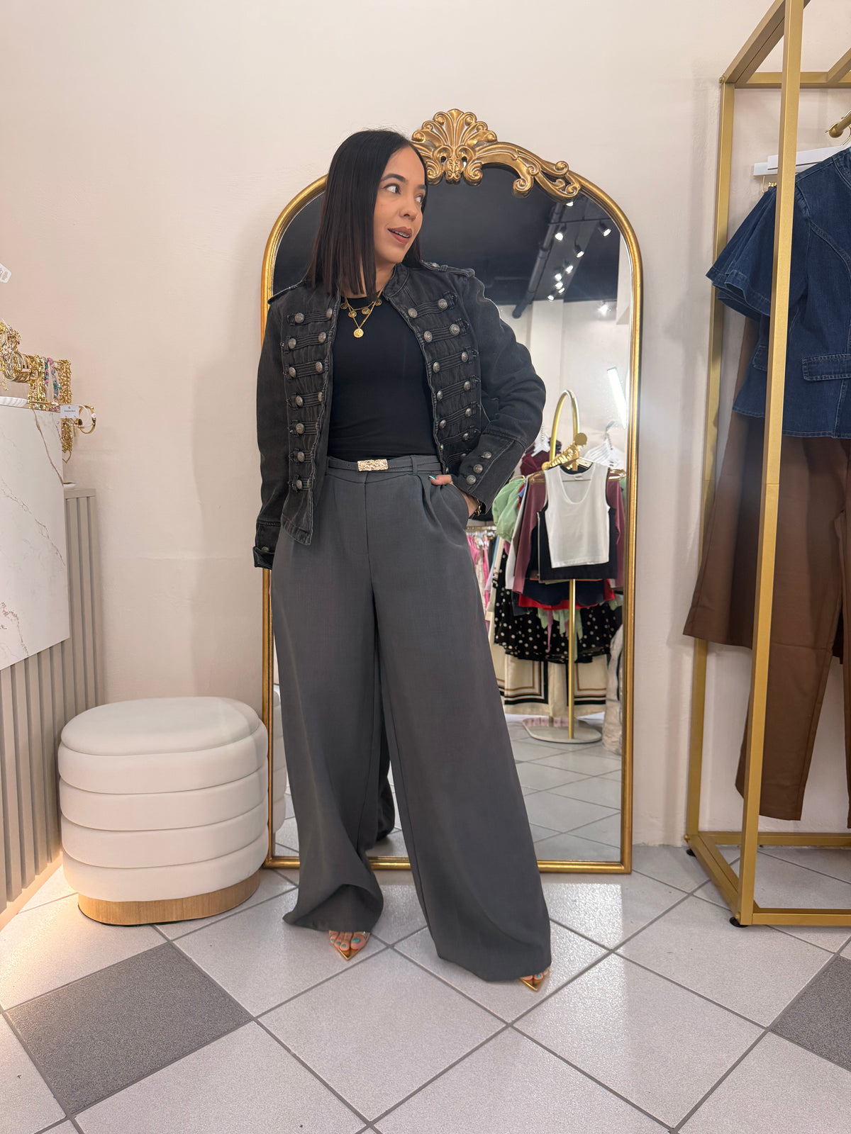 PANTALON GRIS
