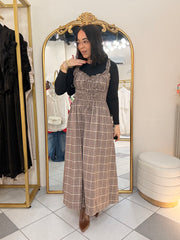 AVANA"  DRESS CUADROS