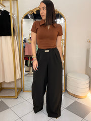 POLO BROWN TOP