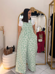 GREEN” FLORAL JUMPSUIT