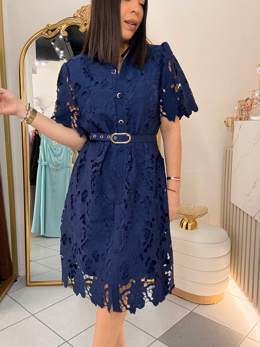 VESTIDO ELEGANTE AZUL