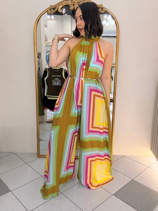 LIANA GREEN JUMPSUIT