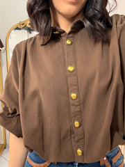 ALEJANDRA" BROWN  TOP