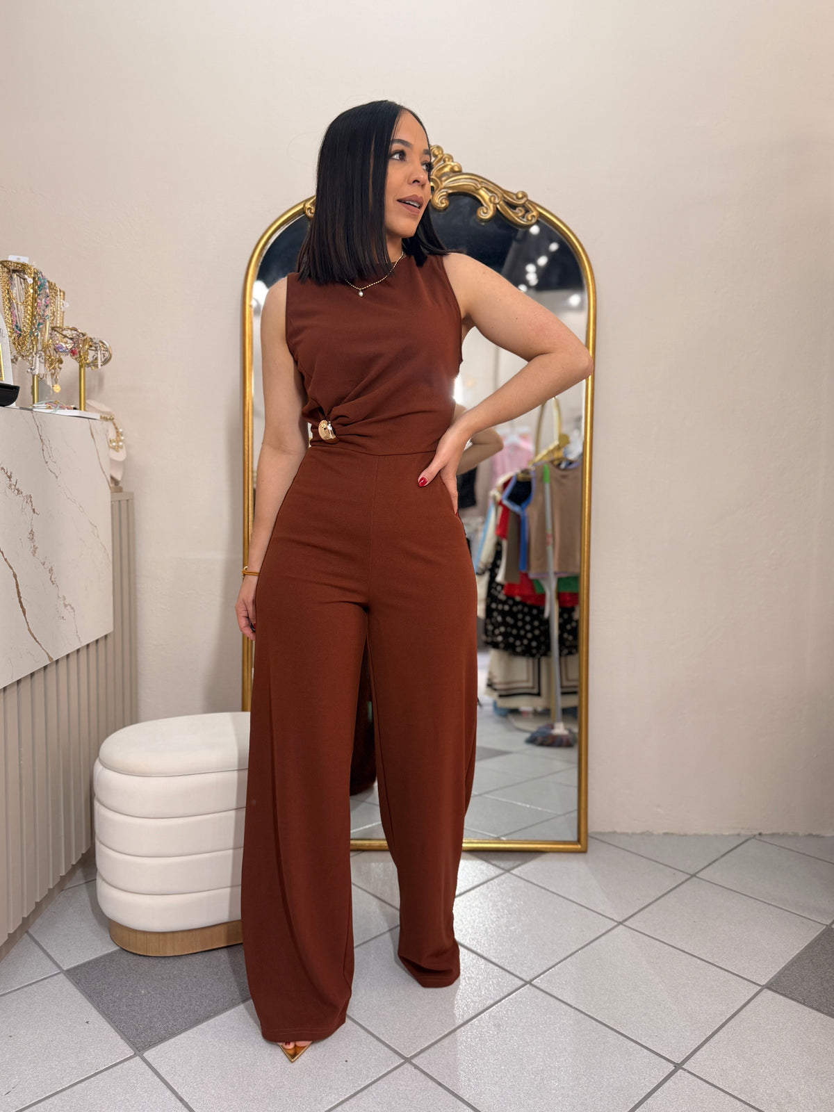 NINOSHKA¨ BROWN JUMPSUIT