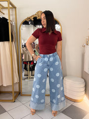 LIGHT DARK POLKA DOT “ PANTALÓN