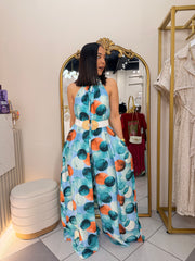 ILIANA" BLUE JUMPSUIT