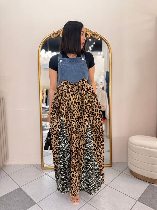 PRE ORDEN WALESCA" DRESS LEOPARDO