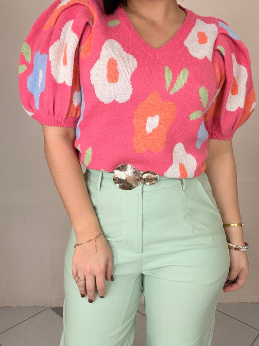 PRE ORDEN  FLORY SWEATER  PINK LLEGA A FINAL  DE MARZO