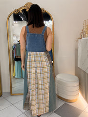 KAMILA" LIGHT DENIM DRESS