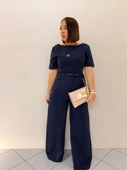 MICHELLE NAVY  JUMPSUIT