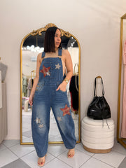 STAR DENIN JUMPSUIT OVERSIZE