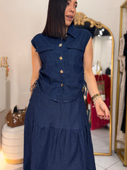 CARLA” DENIM SET DOS PIEZAS