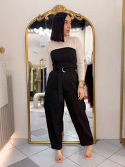 ARELIS BLACK JUMPSUIT
