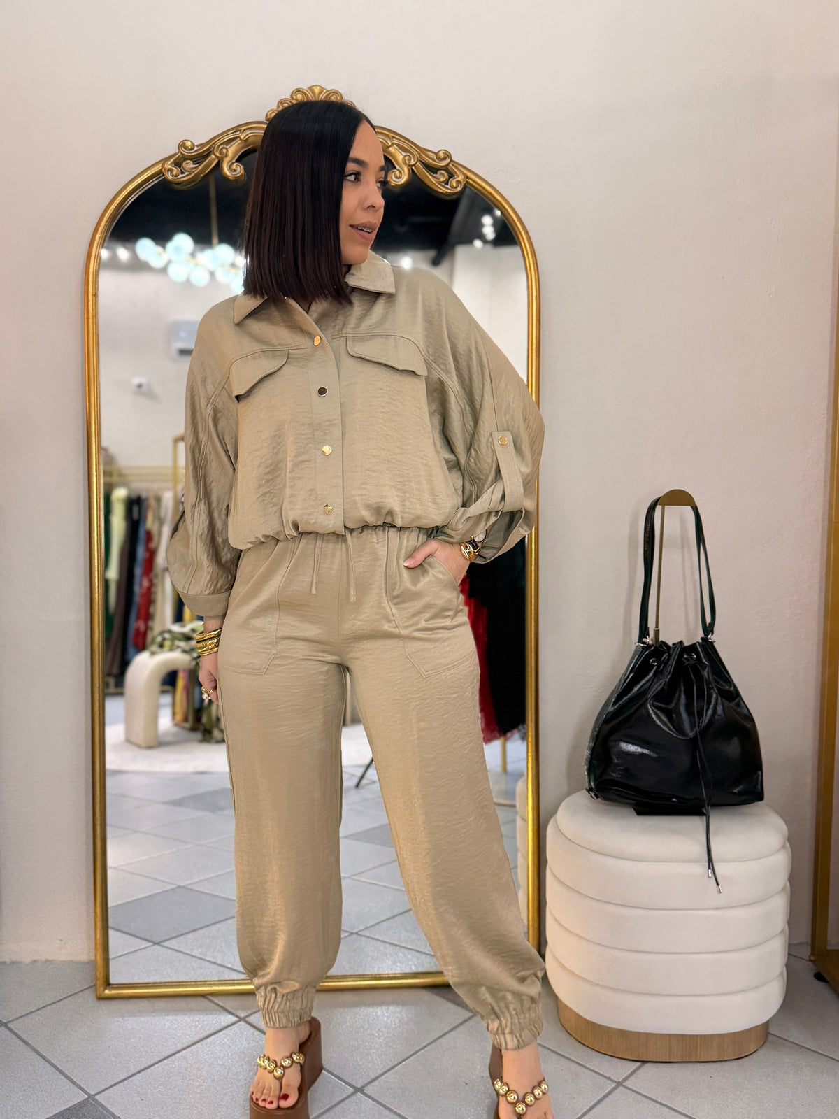 TAUPE TRAVEL SET