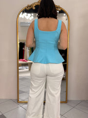 GABI" BLUSA BLUE