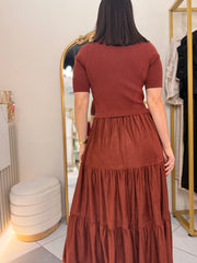 NAYELI" BRICK DRESS
