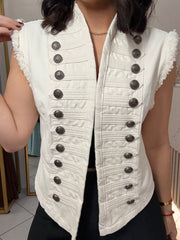 NAPOLEÓN BEIGE  DENIM VEST