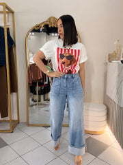DOG” WHITE/RED/PINK TSHIRT