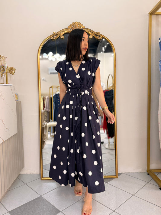 SANDRA POLKA DOT DRESS
