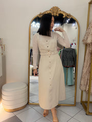 TRAJE CREMA