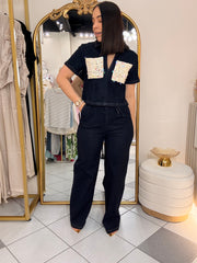 WALESKA"  DENIM DARK SET DOS PIEZAS