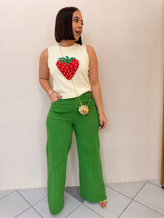 STRAWBERRY WHITE TOP