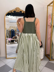KAMILA" BROWN DRESS