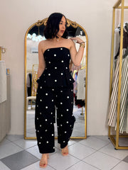 BLACK  ALANNA SET POLKA DOT