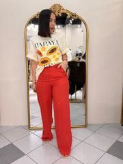 NAILA"  ORANGE PANTALÓN