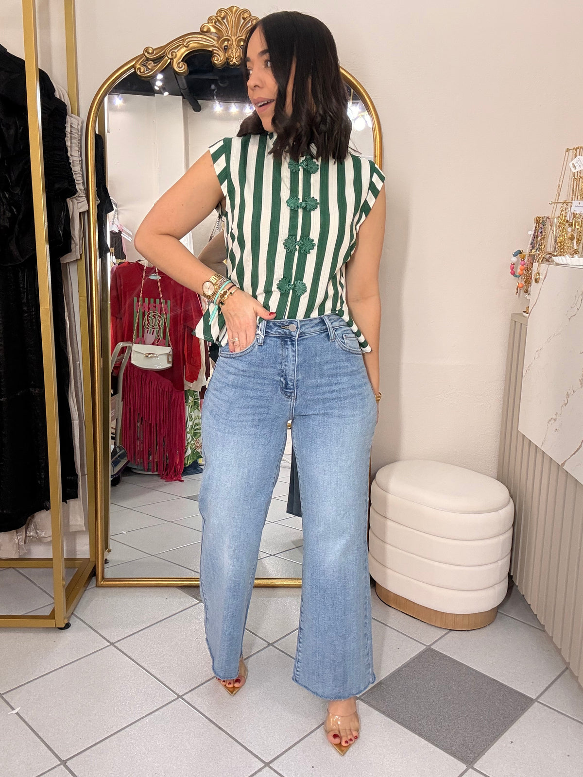 ALANNA" DENIM JEAN
