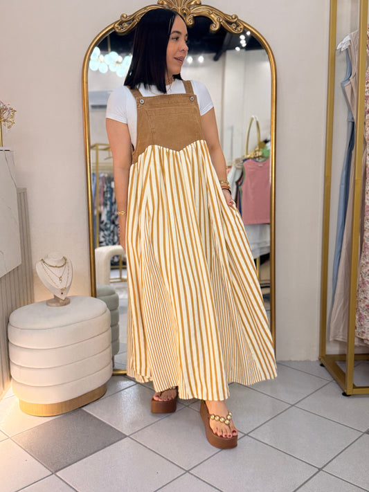 K"  CAMEL GREEN DRESS